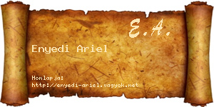 Enyedi Ariel névjegykártya